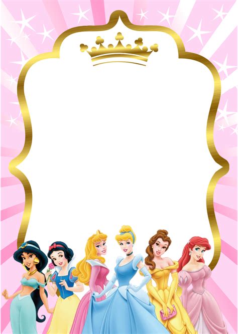 fundo convite princesas|Convite Princesas convites